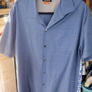 Van Heusen Casual Blue Button Down Shirt